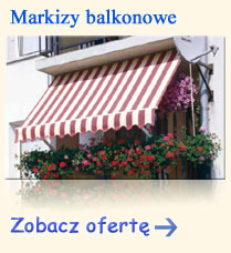 Markizy balkonowe